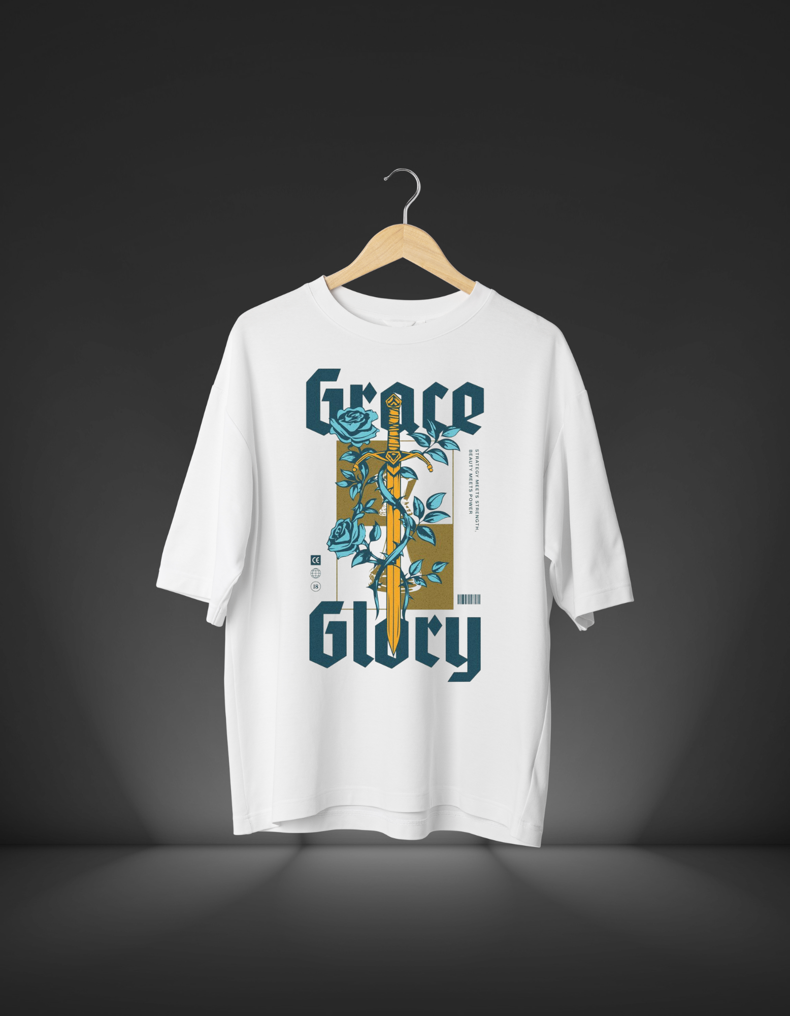 GRACE GLORY COTTON CULT OVERSIZE TSHIRT