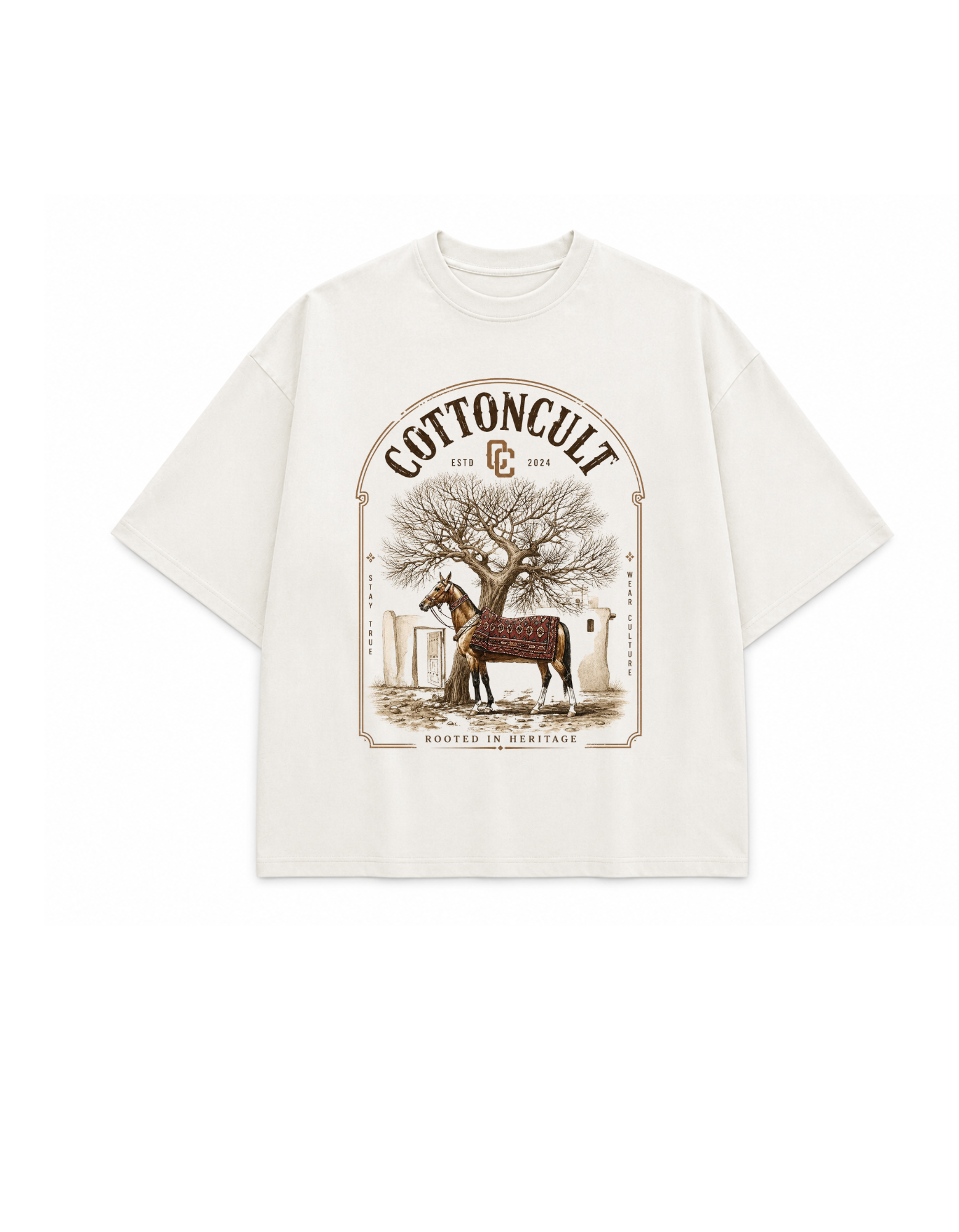 COTTONCULT Heritage Rider Oversized Tee