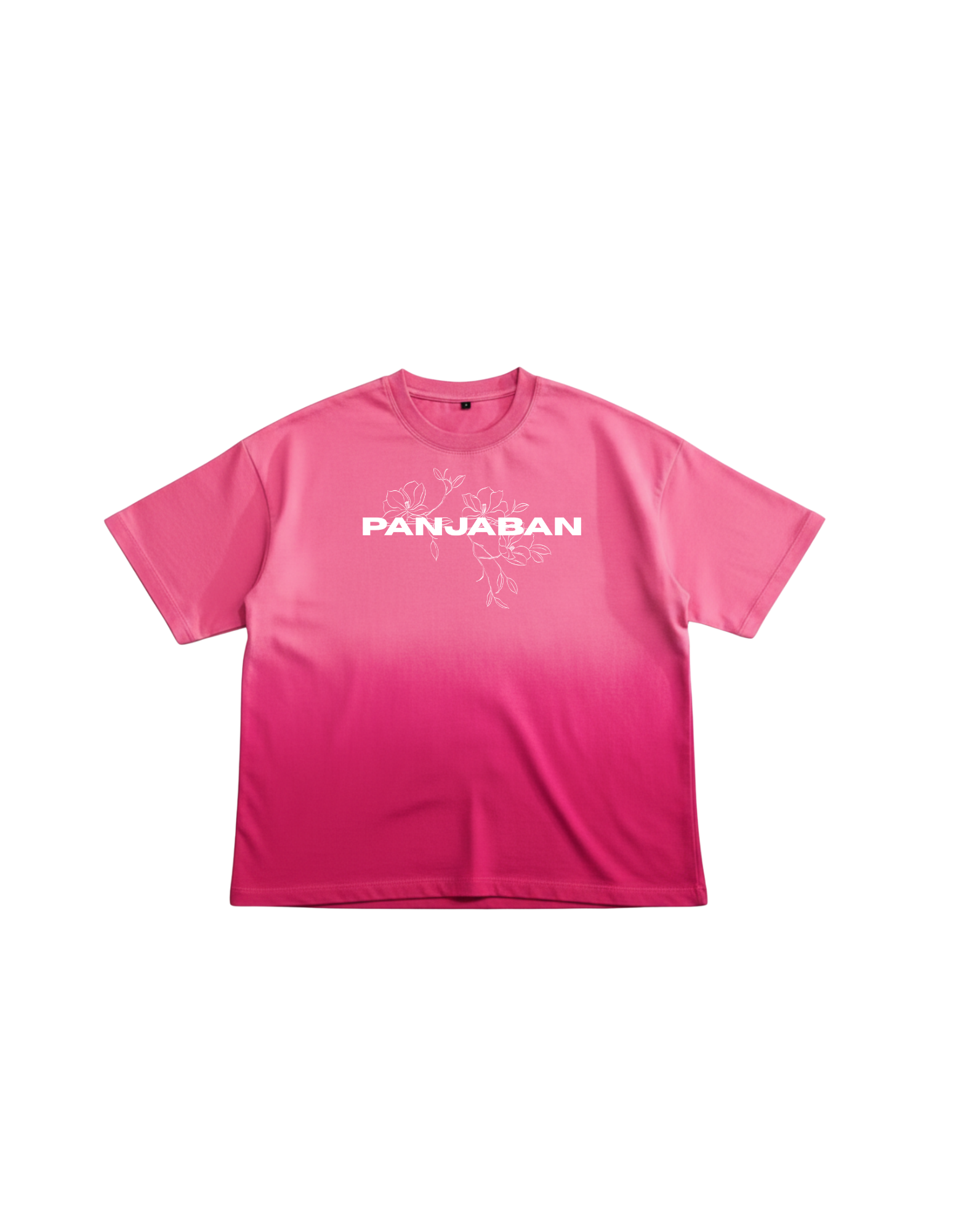 OMBRE WASH BOXY FIT TSHIRT
