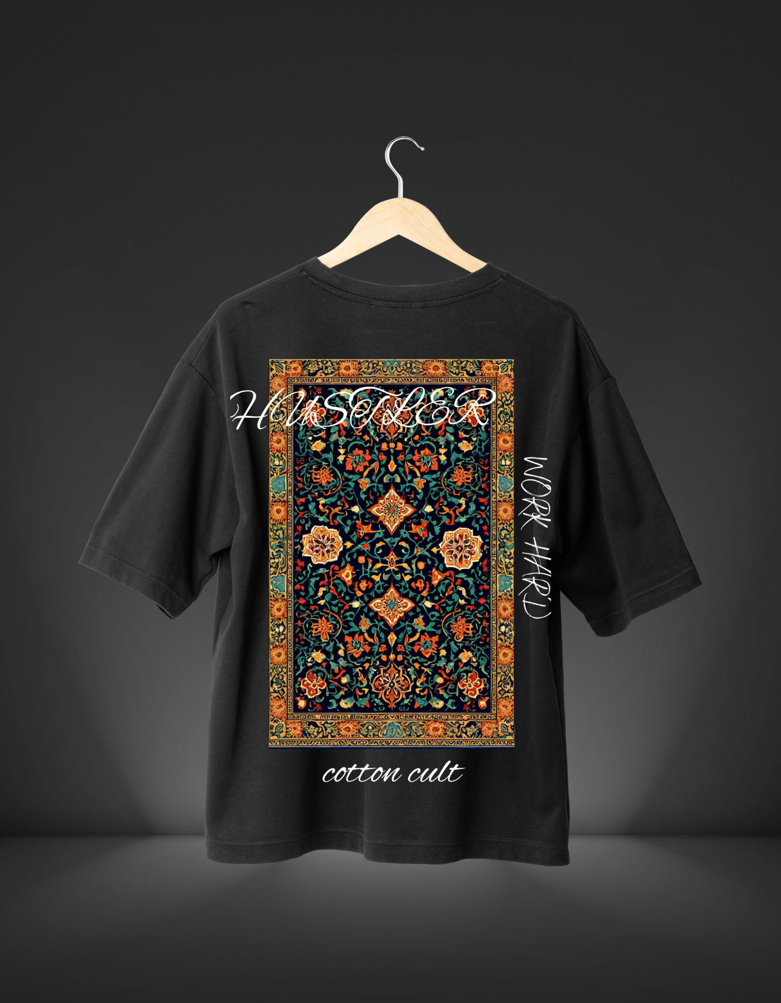 HUSTLER EDITION (BLACK OVERSIZE T-SHIRT)