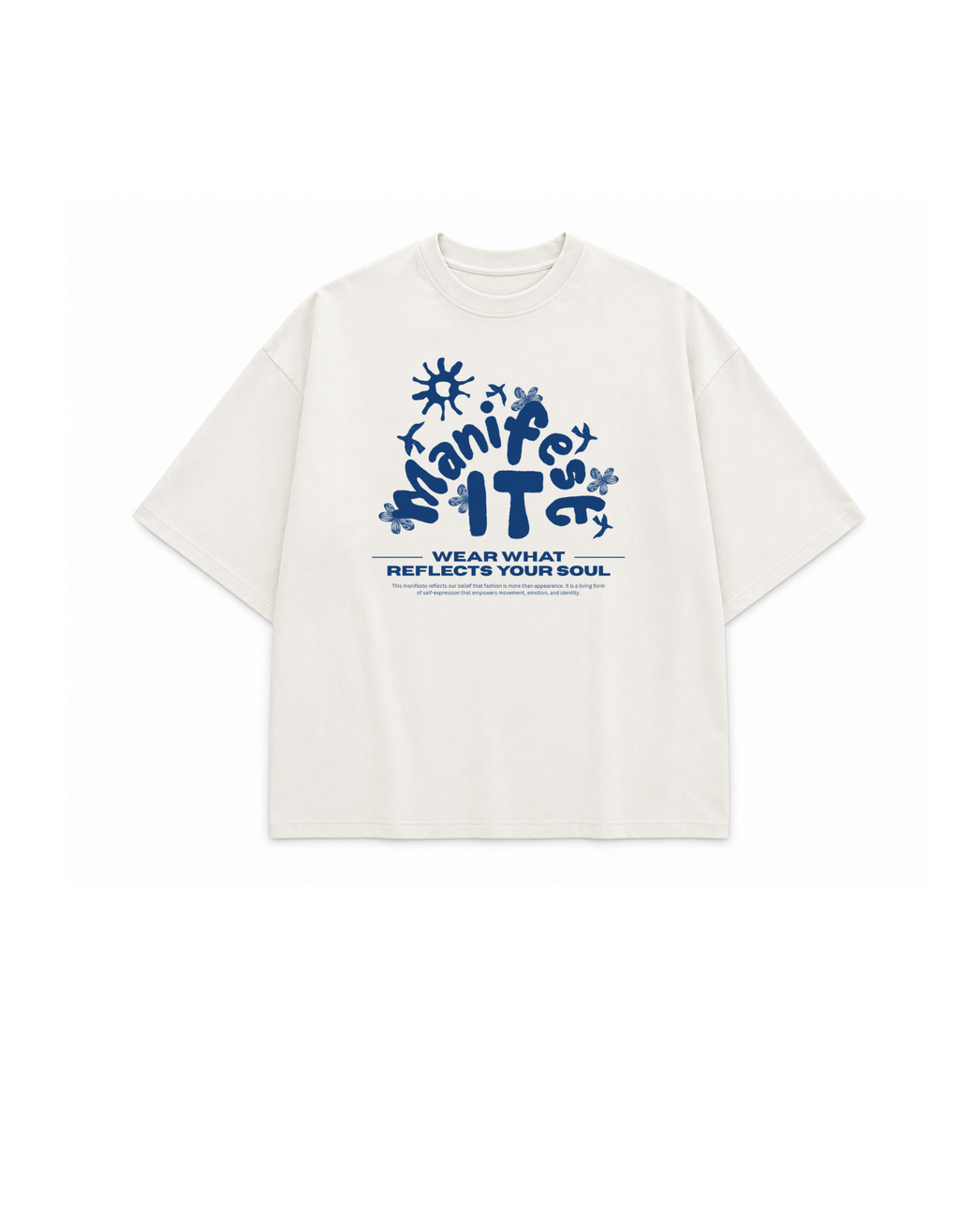 Manifest it oversized tshirt